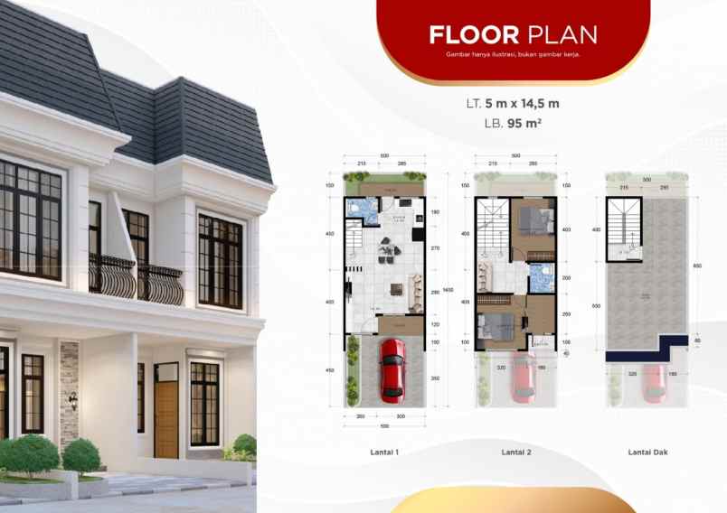 dijual villa de castillo residence