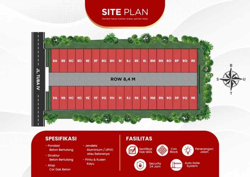 dijual villa de castillo residence