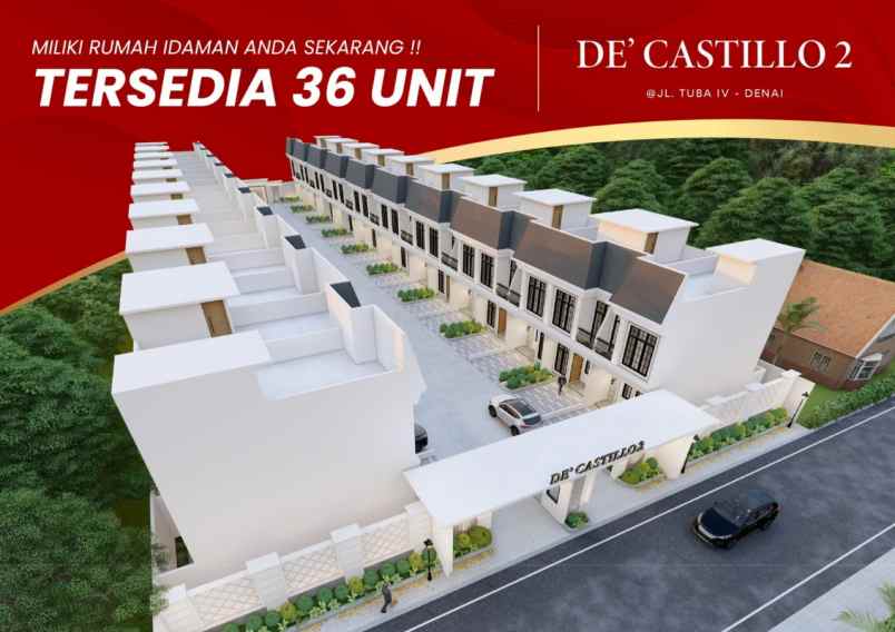 dijual villa de castillo residence