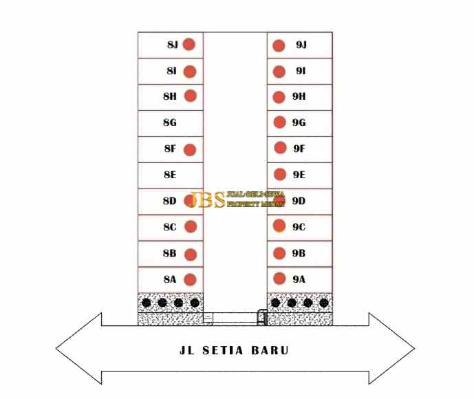 dijual villa komplek sekip luxe jalan