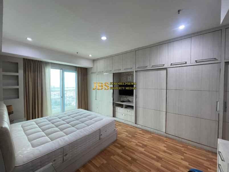 disewakan cambridge condominium tower picasso medan