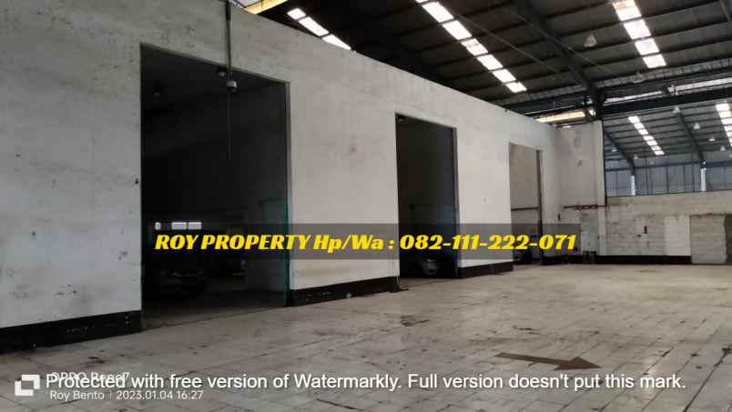 disewakan ruko gudang kantor jl raya narogong bekasi