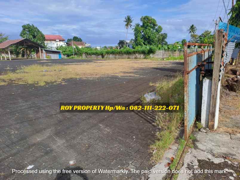 disewakan tanah jl malalayang satu manado