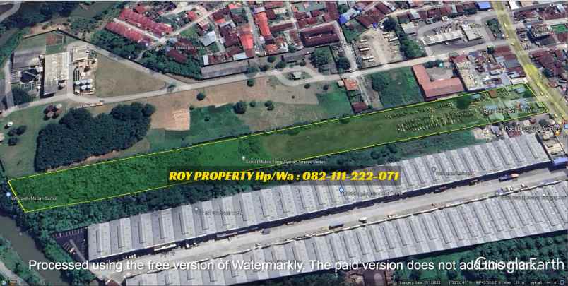 disewakan tanah jl panglima denai timbang