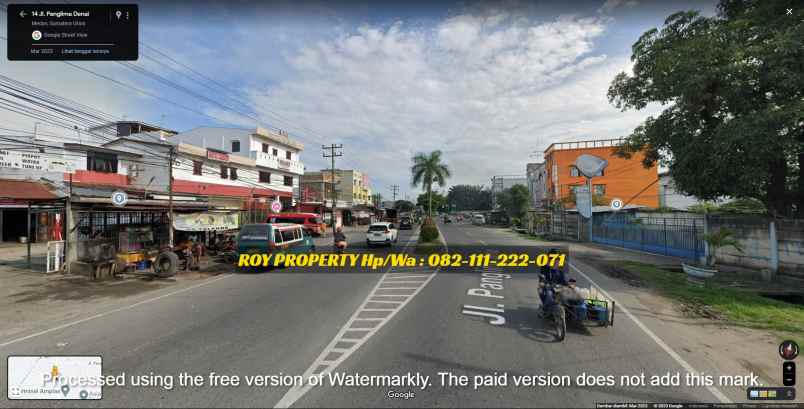 disewakan tanah jl panglima denai timbang