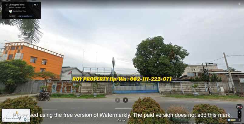 disewakan tanah jl panglima denai timbang