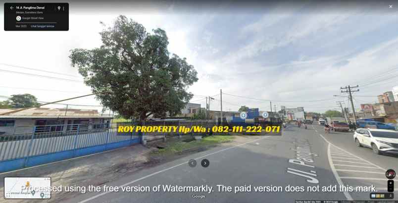 disewakan tanah jl panglima denai timbang