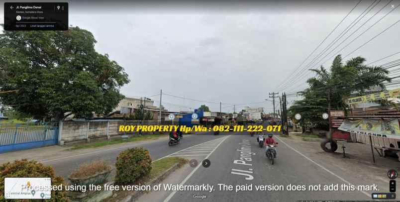 disewakan tanah jl panglima denai timbang