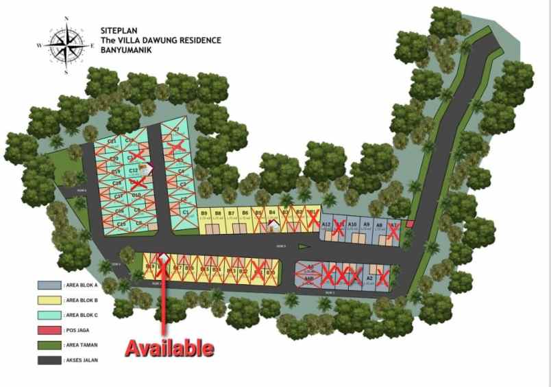 hunian cluster nuansa villa di banyumanik