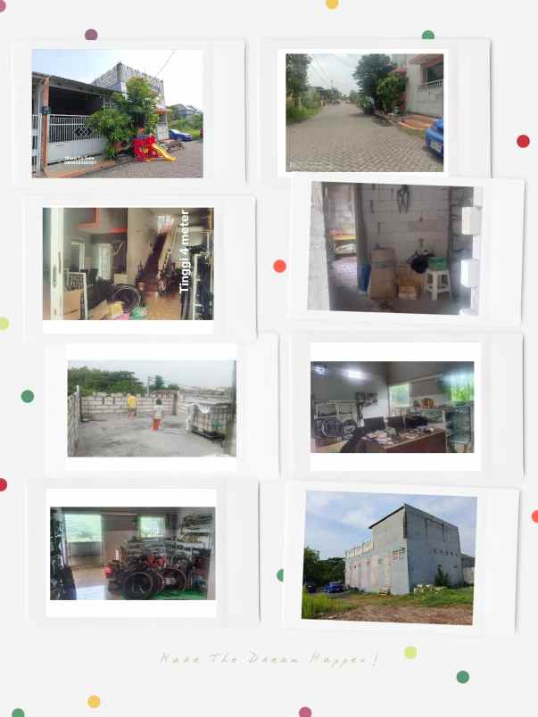 jual rumah pojok kelebihan tanah