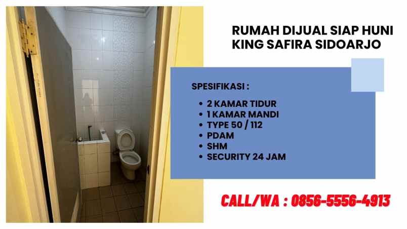 jual rumah siap huni di king safira sidoarjo
