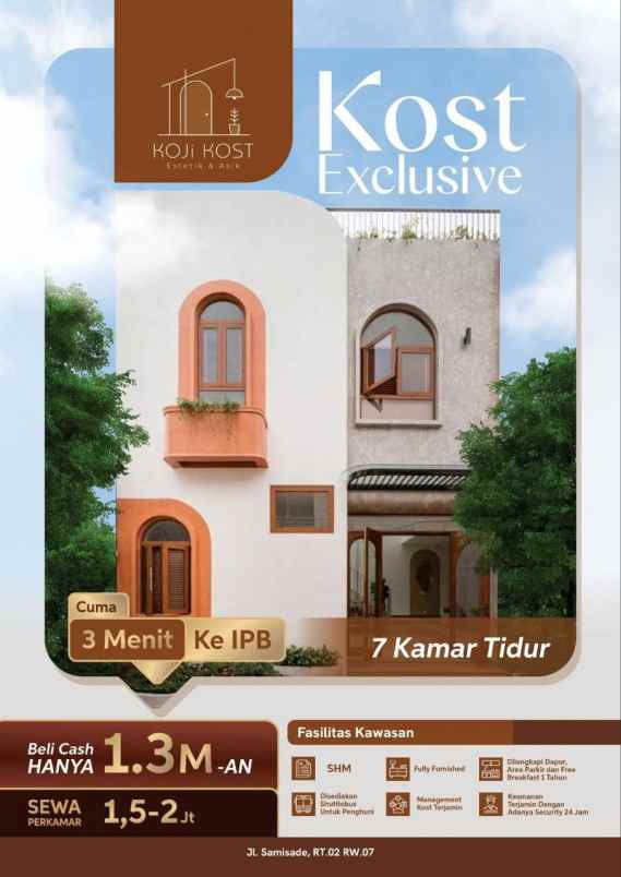 kost baru koji by serumah kost sendiri kampus ipb