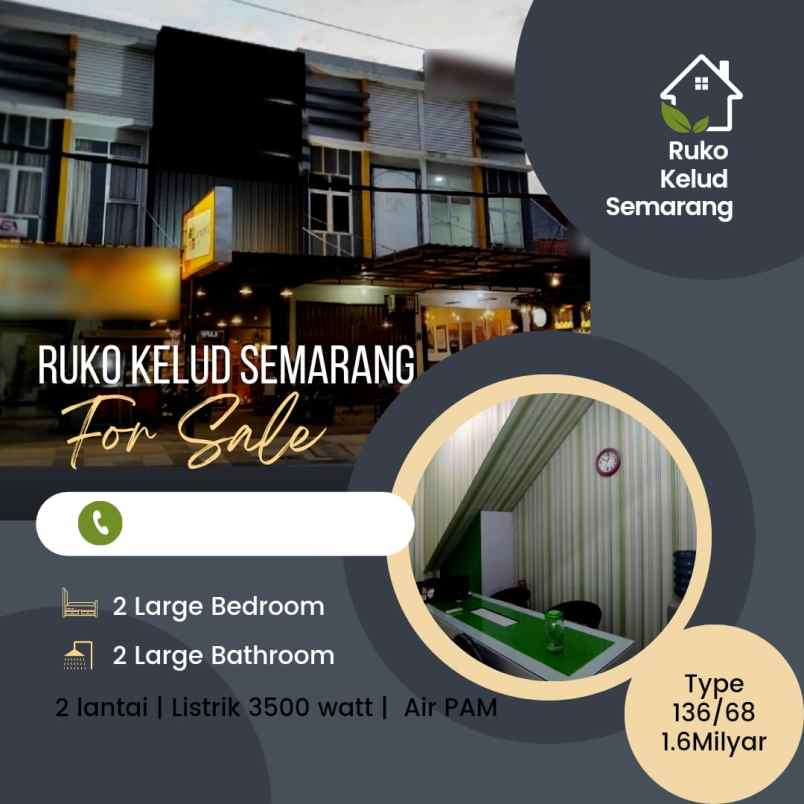 ruko di kelud raya sampangan semarang