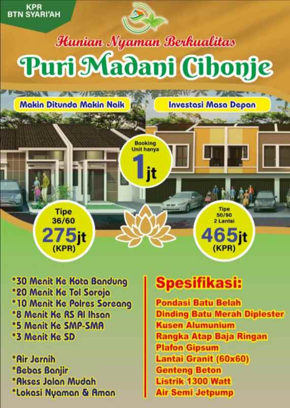 ruko gudang kantor wargaluyu