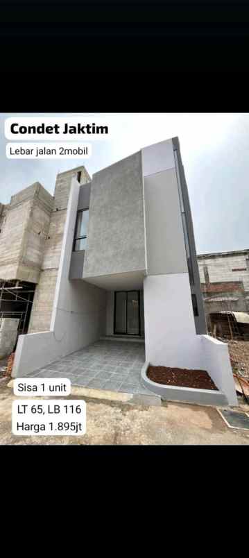 rumah 2 lantai condet jakarta timur