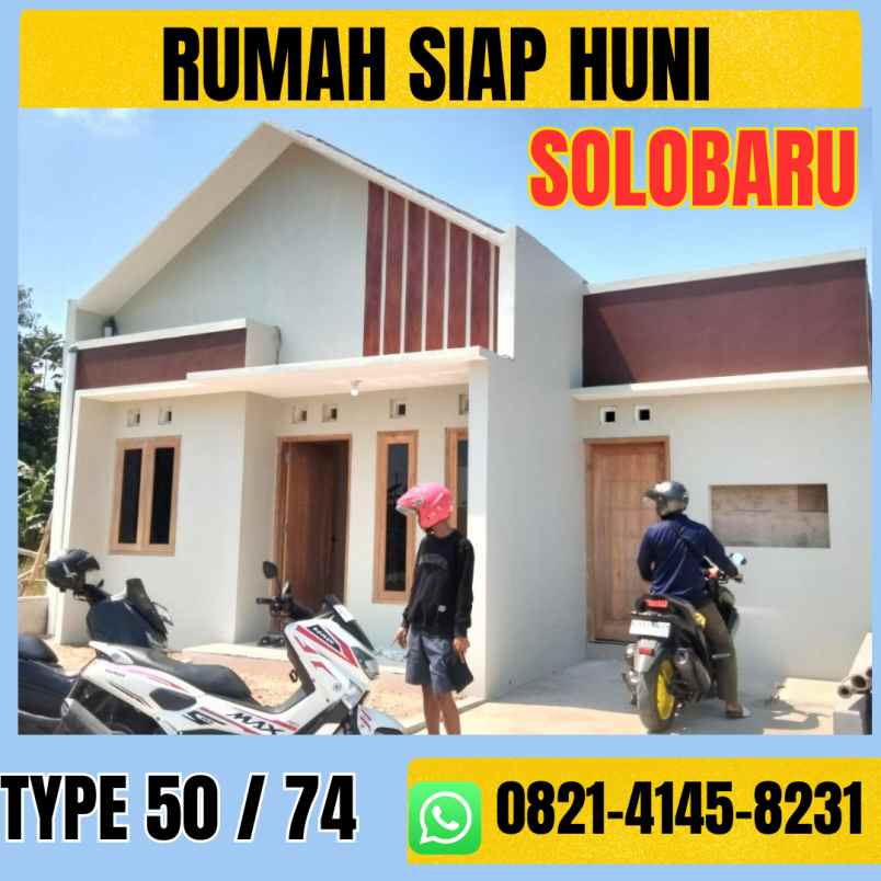 rumah baru siap huni dekat pusat solobaru
