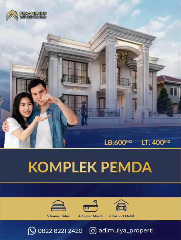 rumah di komplek pemda
