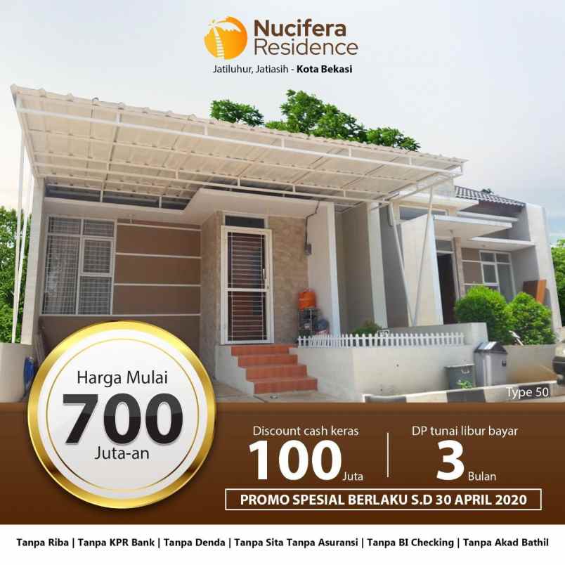 rumah jatiluhur kec jatiasih bekasi