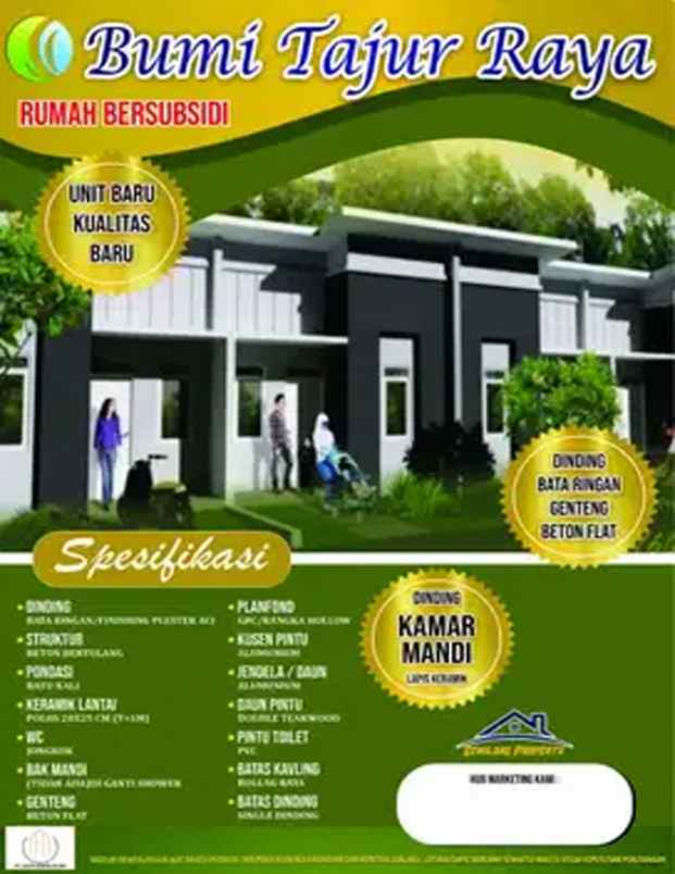 rumah jl perum bumi tajur raya