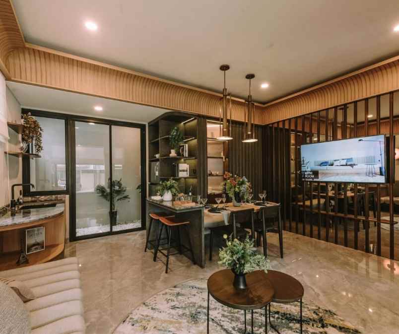 rumah mewah 3 lantai tanpa dp dekat toll bsd serpong