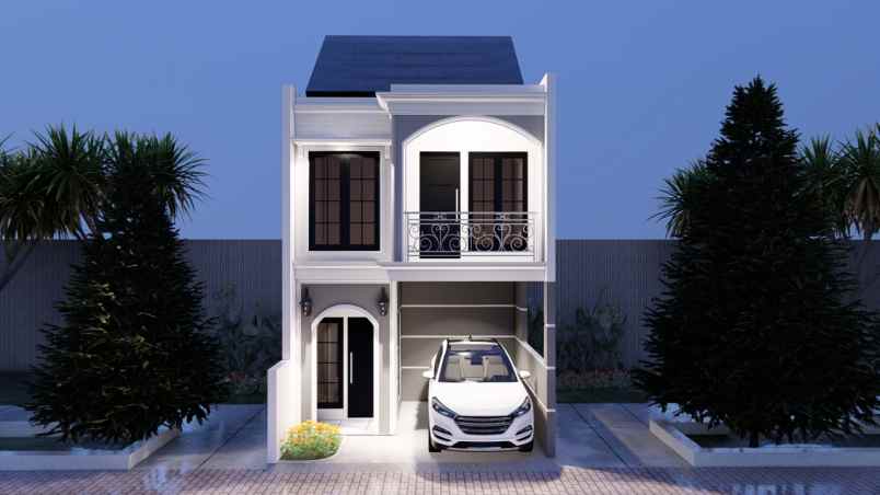 rumah mewah klasik dp 20jt dekat stasiun ui