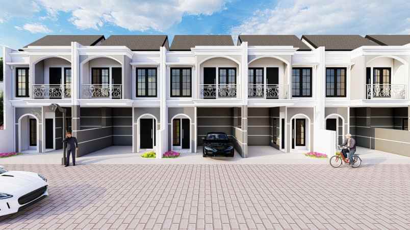 rumah mewah klasik dp 20jt dekat stasiun ui