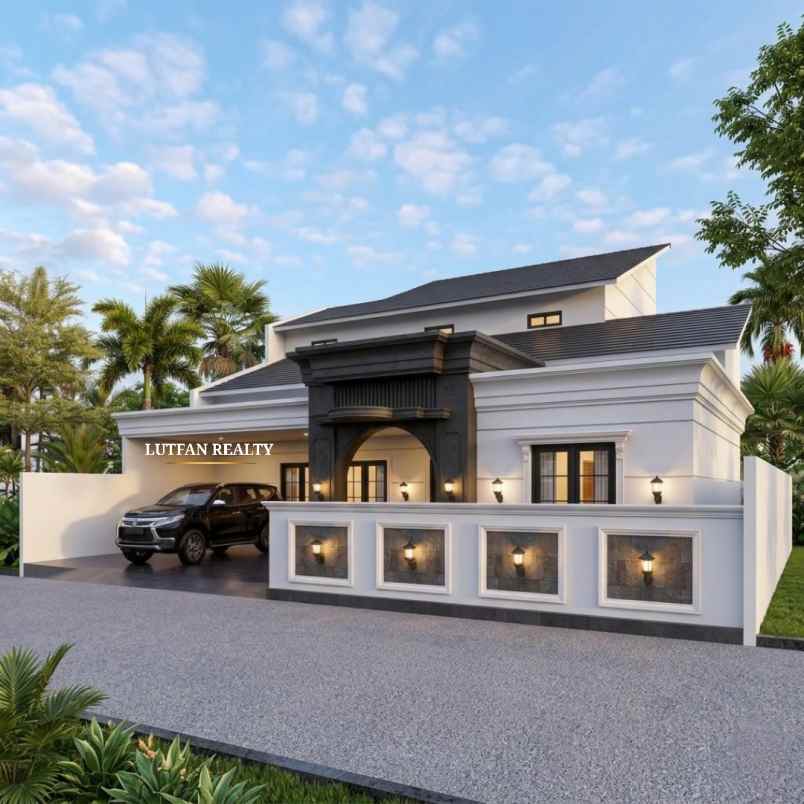 rumah modern minimalis dekat tol andara