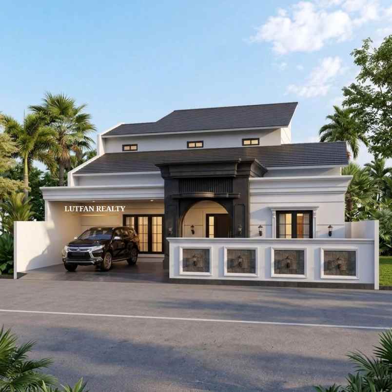 rumah modern minimalis dekat tol andara