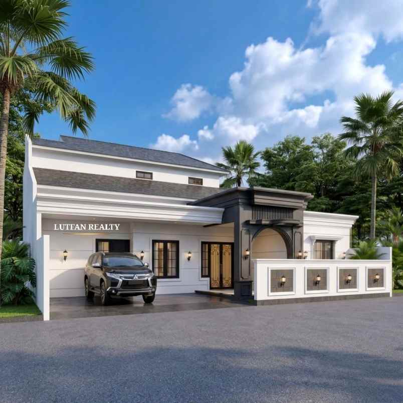 rumah modern minimalis dekat tol andara