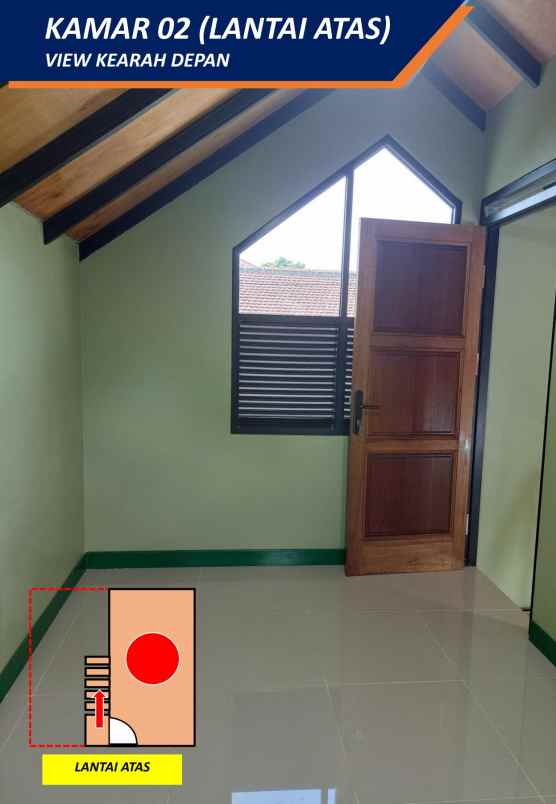 rumah murah 2 lantai lokasi strategis
