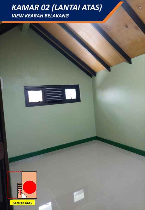 rumah murah 2 lantai lokasi strategis