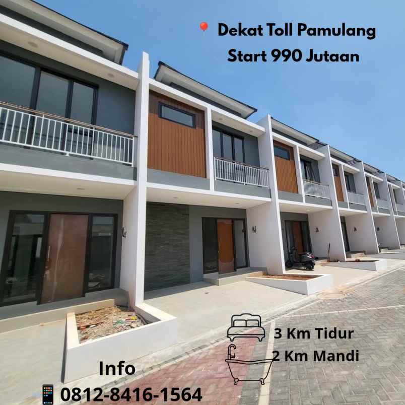 rumah murah siap huni dekat toll pamulang