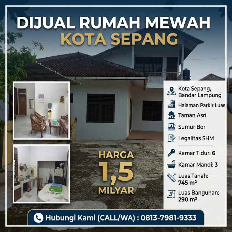 rumah murah tanah luas siap huni di kota sepang