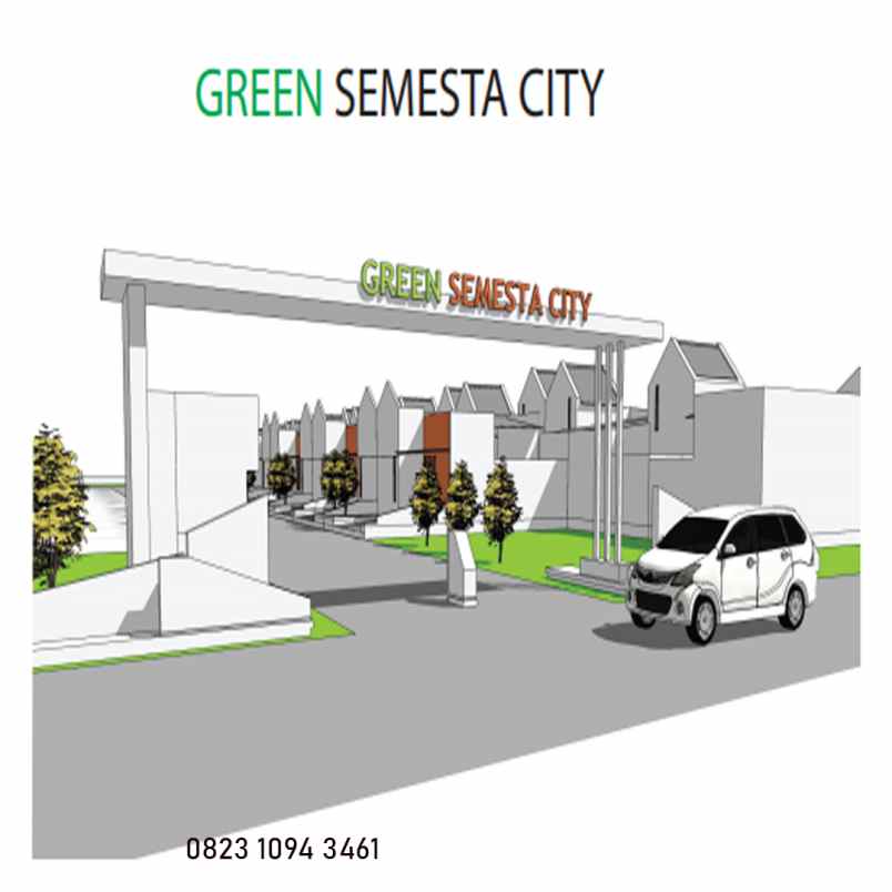 rumah perumahan green semesta city