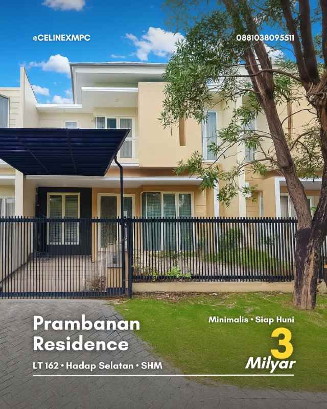 rumah prambanan residence strategis siap huni