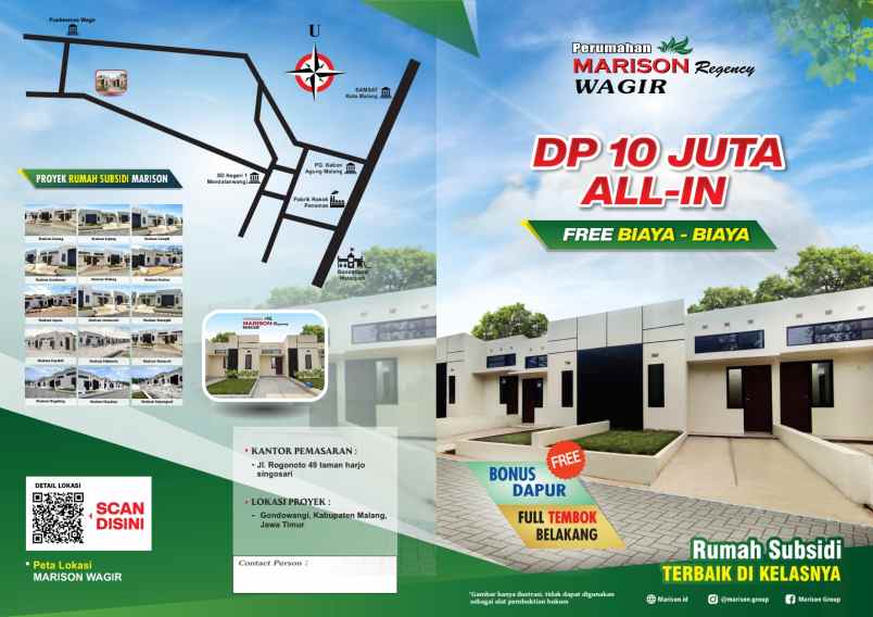 rumah subsidi wagir malang perumahan marison malang