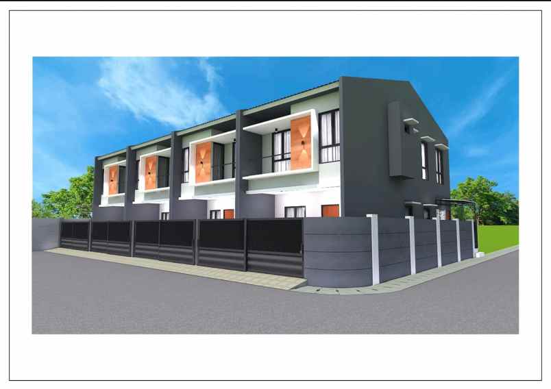 sedang dibangun rumah mungil berkualitas