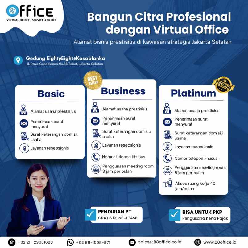 sewa kantor hemat budget mulai dari 3jutaan