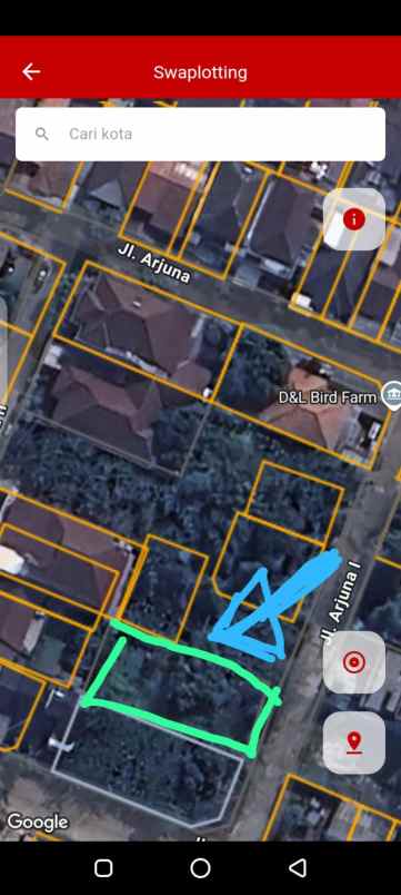 tanah 350 m jatiasih bekasi