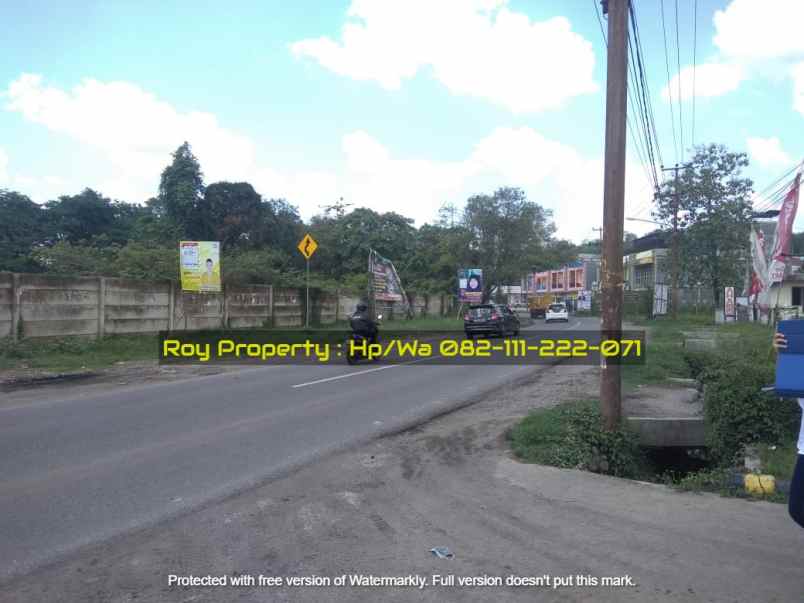 tanah jl lingga raya tanjung