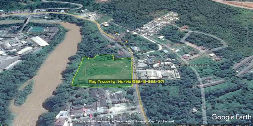 tanah jl lingga raya tanjung