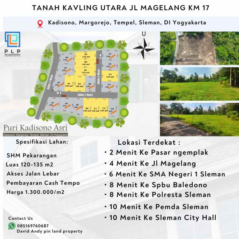 tanah kavling strategis harga murah