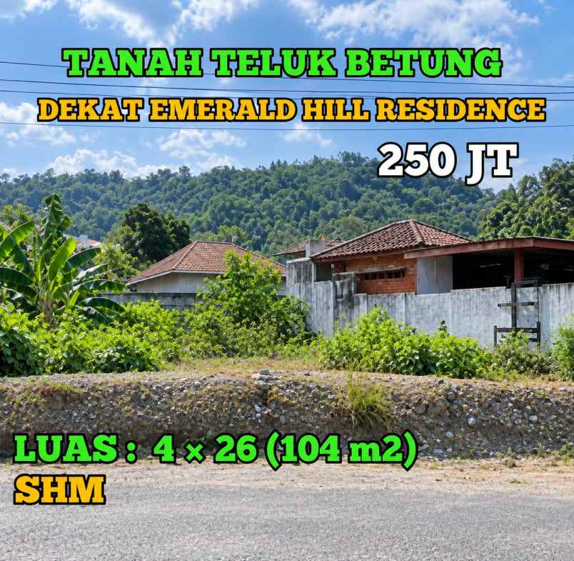 tanah teluk betung r e martadinata b lampung