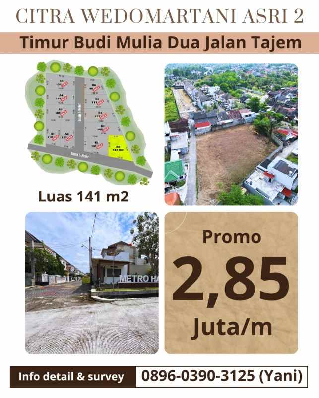 tanah timur budi mulia dua jalan raya tajem