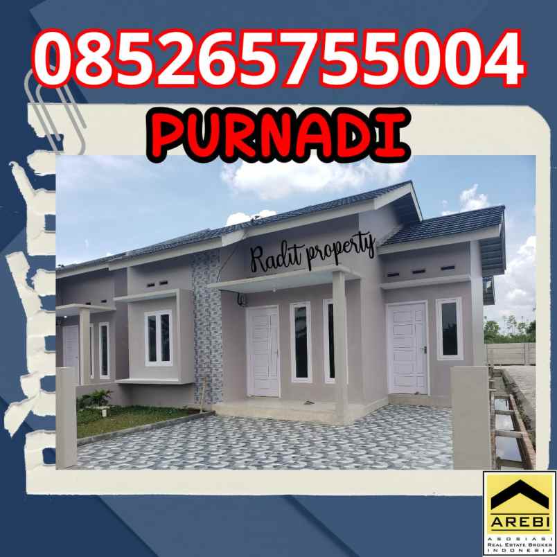 tipe 38 cash 230 jt include biaya biaya arengka atas