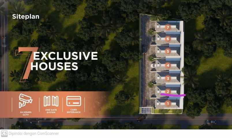 townhouse american style exclusive 10 menit akses tol