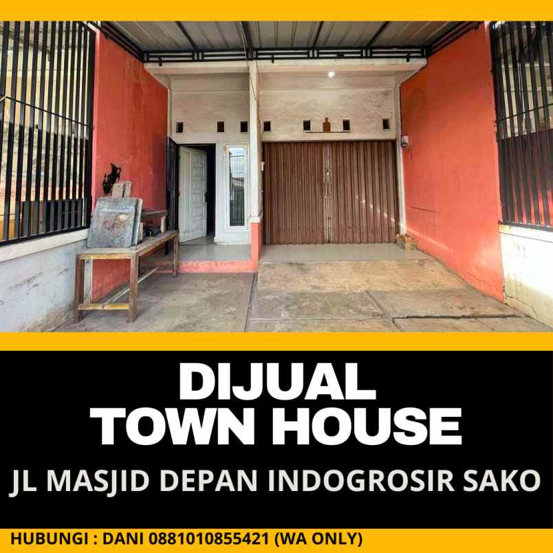 Townhouse Area Sako Dekat Indogrosir
