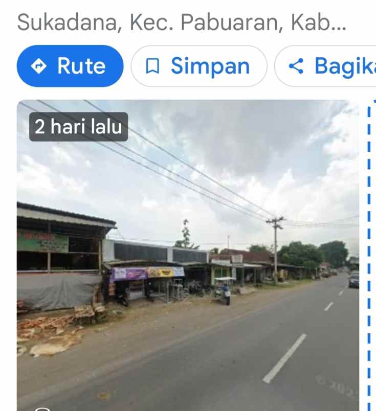 d jual tanah setrategis murah