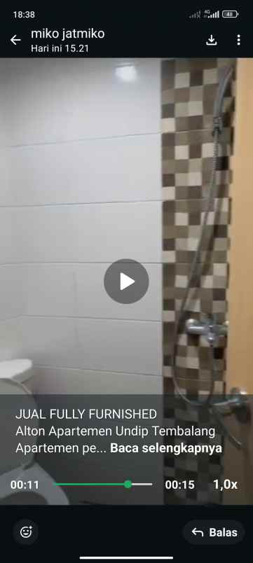 dijual apartemen alton apartemen undip