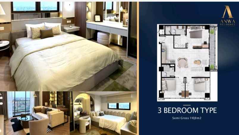 dijual apartemen anwa bintaro harga perdana